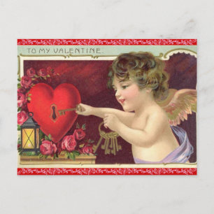 Postal Festiva Vintage Valentine Postcard
