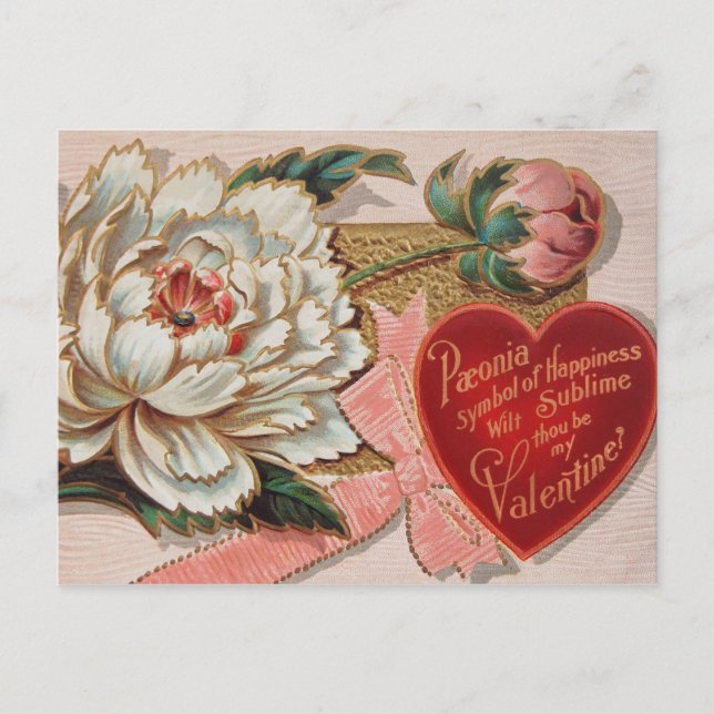 Postal Festiva Vintage Valentine postcard (Anverso)