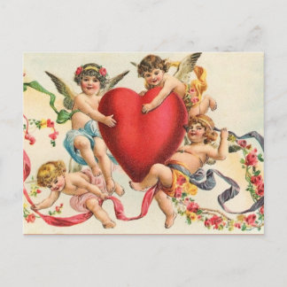 Postal Festiva Vintage Valentine Postcard