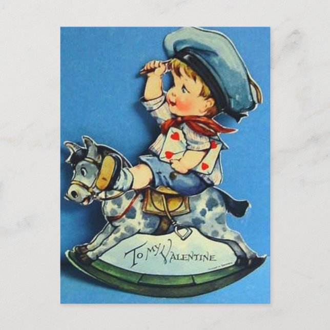 Postal Festiva Vintage Valentines (Anverso)