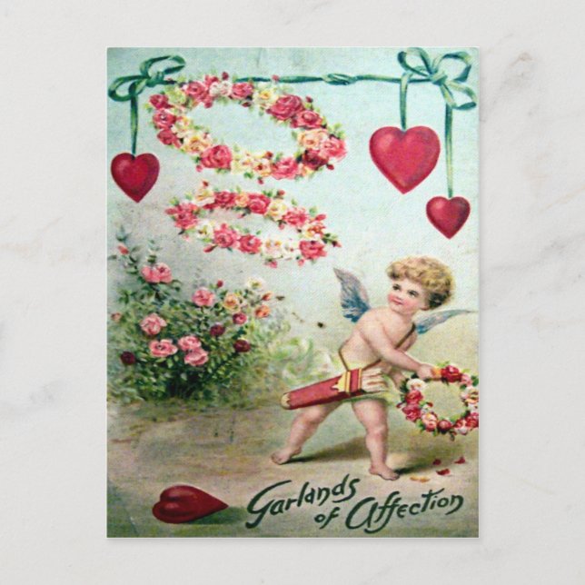 Postal Festiva Vintage Victorian Valentine (Anverso)