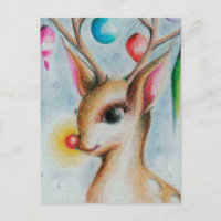 vintage Xmas Bambi