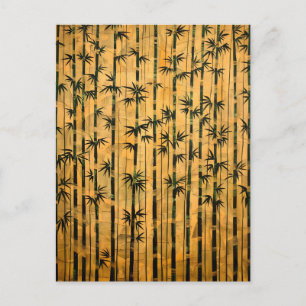 Postal Festiva Vintage Zen Forest Bamboo