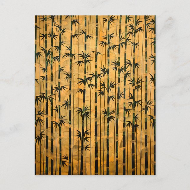 Postal Festiva Vintage Zen Forest Bamboo (Anverso)