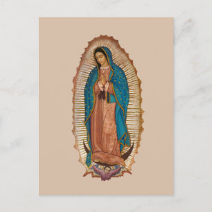 Postal Festiva Virgen de Guadalupe