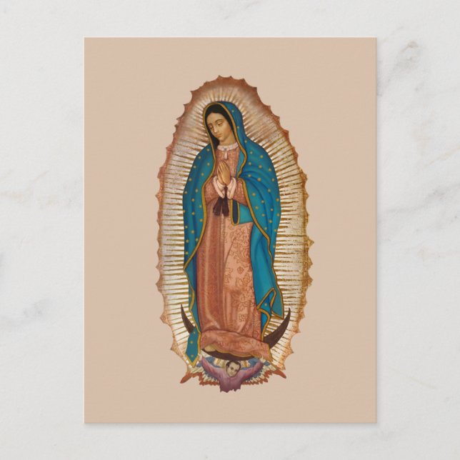 Postal Festiva Virgen de Guadalupe (Anverso)