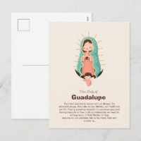 Virgen de Guadalupe Sostendida por un ángel
