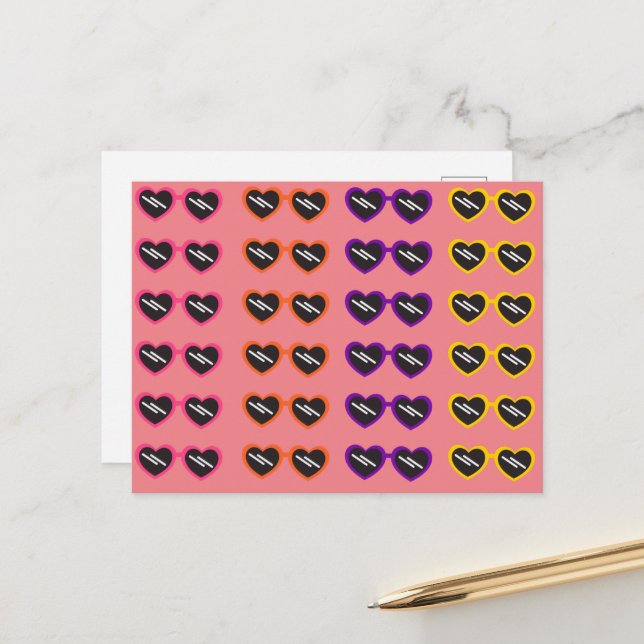 Postal Festiva Visión De Amor (Anverso/Reverso In Situ)