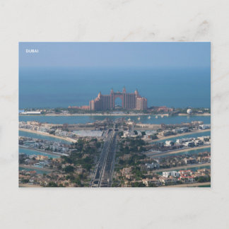 Postal Festiva Vista del Palm Dubai Emiratos Árabes Unidos