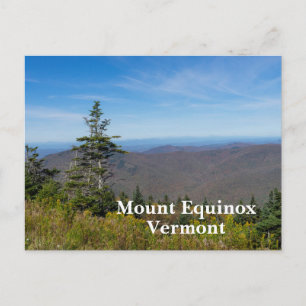Postal Festiva Vista desde Mount Equinox en Vermont
