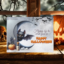Volar para desearte un feliz Halloween