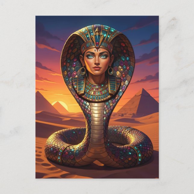 Postal Festiva Wadjet – Egyptian Cobra Goddess´7 (Anverso)
