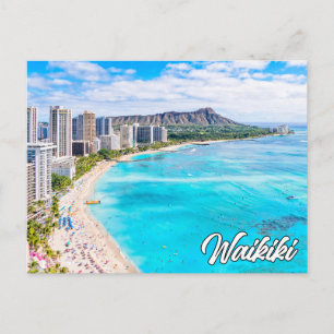 Postal Festiva Waikiki, Hawaii, Estados Unidos