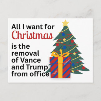 Postal Festiva Want Impeachment Removal for Christmas Anti-Trump
