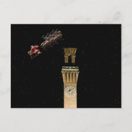 Postal Festiva Waterbury Republicano y Santa