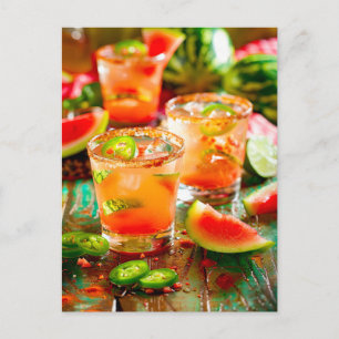Postal Festiva Watermelon Chili Cocktail - Verano picante