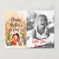 *~* Whimsical Floral Heart Mother's Day AP72 Photo