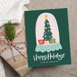 Postal Festiva Whimsical Snow Globe Non-Photo