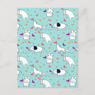 Postal Festiva Whimsical Wildlife Wonderland