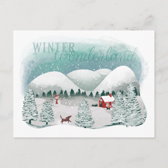 Postal Festiva Winter Wonderland (Anverso)