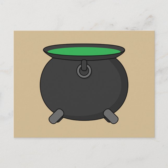 Postal Festiva Witch Cauldron (Anverso)