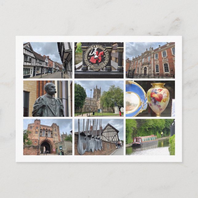 Postal Festiva Worcester (Anverso)