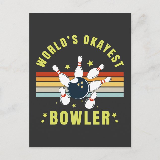 Postal Festiva Worlds Okayest Bowler (Anverso)