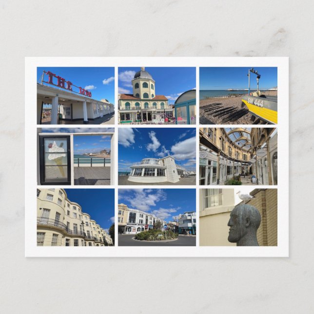 Postal Festiva Worthing (Anverso)