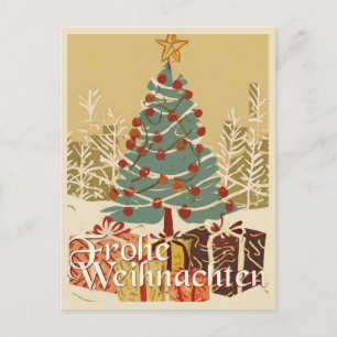 Postal Festiva X-Mas Motiv, mit Geschenken unterm Weihnachtsbaum