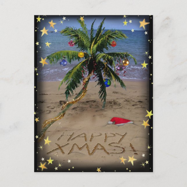 Postal Festiva X-mas tropical (Anverso)