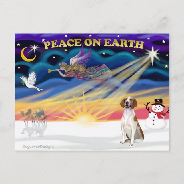 Postal Festiva Xmas Sunrise - Foxhound 1 (Anverso)