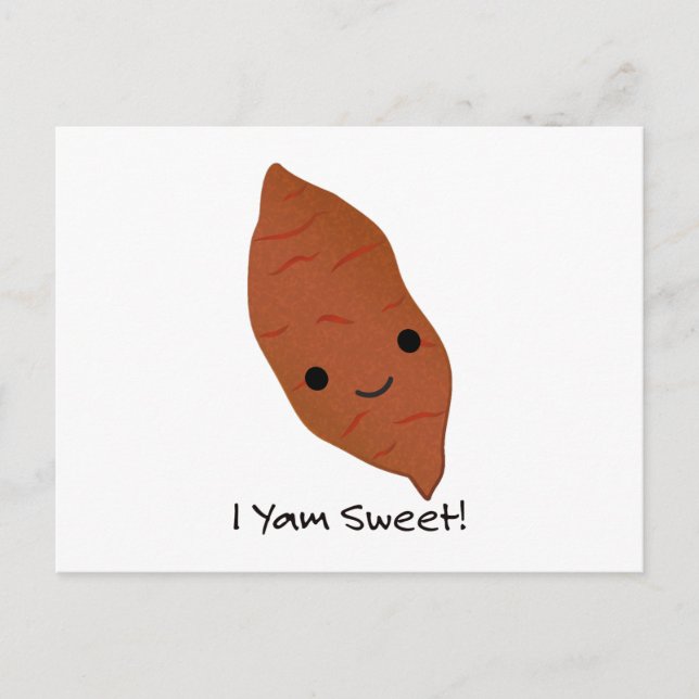 Postal Festiva Yam Sweet Cute kawaii Sweet Potato (Anverso)