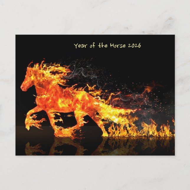 Postal Festiva Year of the Horse 2026 (Fire Horse) (Anverso)