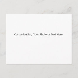 Postal Festiva Your Photo or Text Here (Customizable Design)