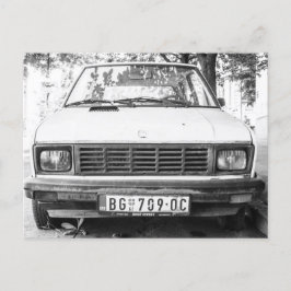 Postal Festiva Yugo, viejo equipaje de auto yugoslaviano