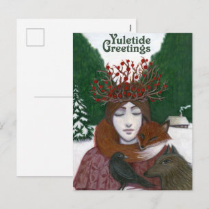 Postal Festiva Yule Greetings