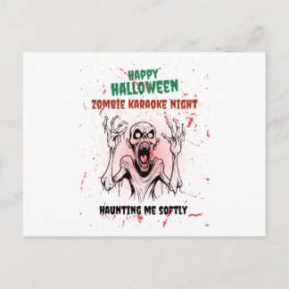 Postal Festiva Zombie Karaoke Night – Funny Halloween Party