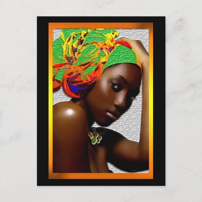 Postal Festival Africano (Anverso)