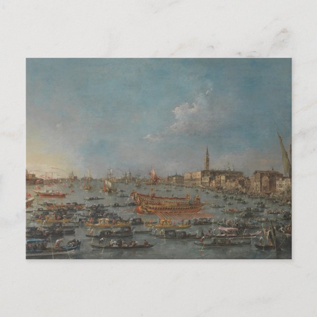 Postal Festival Bucintoro de Venecia (Anverso)