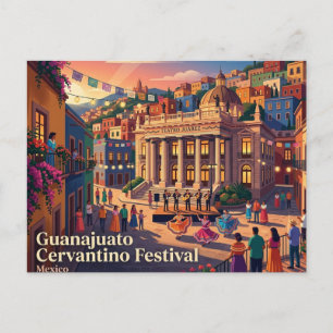 Postal Festival Cervantino de Guanajuato México