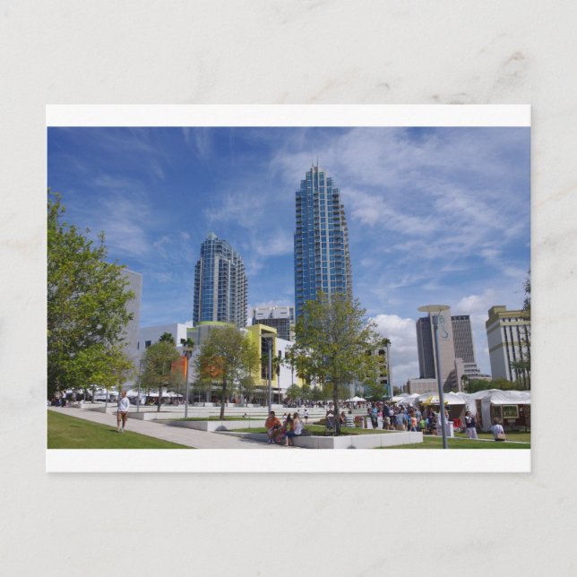 Postal Festival de arte de Tampa (Anverso)