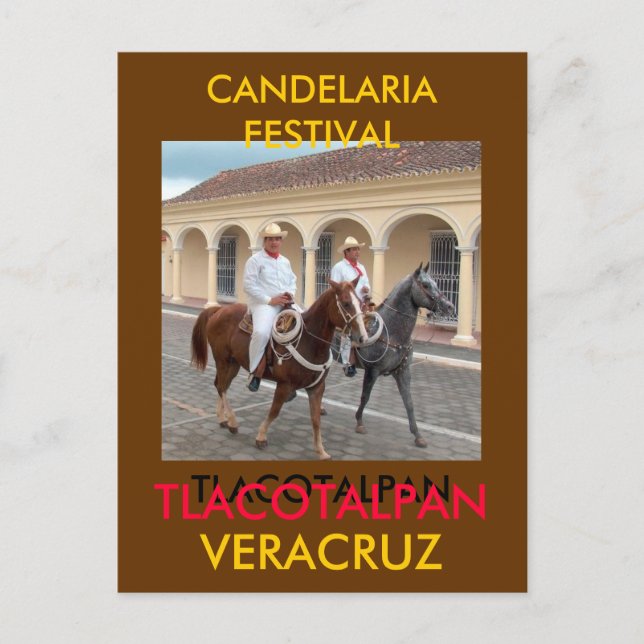 POSTAL FESTIVAL DE CANDELARIA (Anverso)