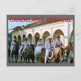 POSTAL FESTIVAL DE CANDELARIA