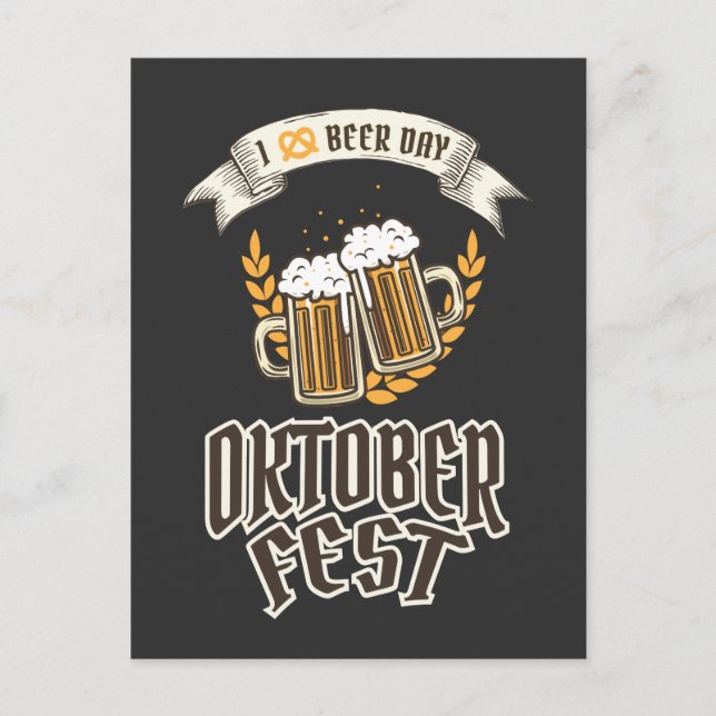 Postal Festival de cerveza Oktoberfest (Anverso)