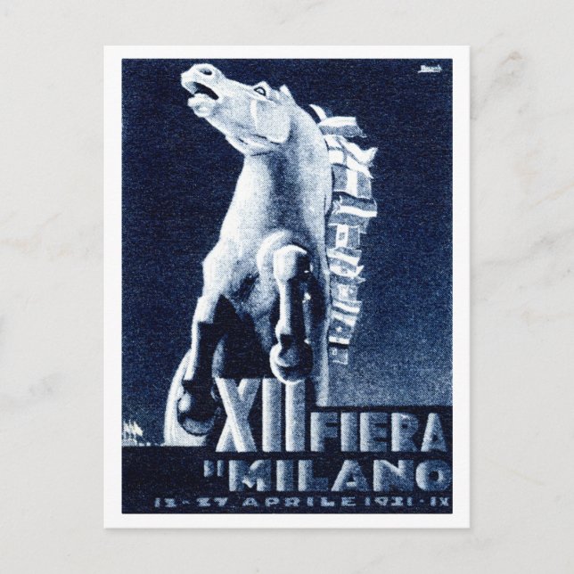 Postal Festival de Cine de Italia de 1921 (Anverso)