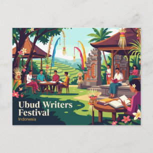Postal Festival de Escritores de Ubud Indonesia