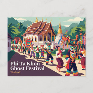 Postal Festival de fantasmas Phi Ta Khon, Dan Sai Tailand