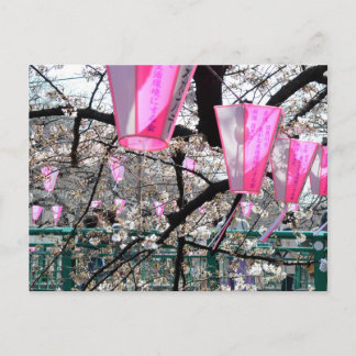 Postal Festival de Flor de Cerezo del Río Meguro
