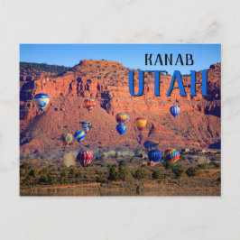 Postal Festival de Globos de Kanab Utah