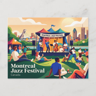 Postal Festival de Jazz de Montreal Canadá